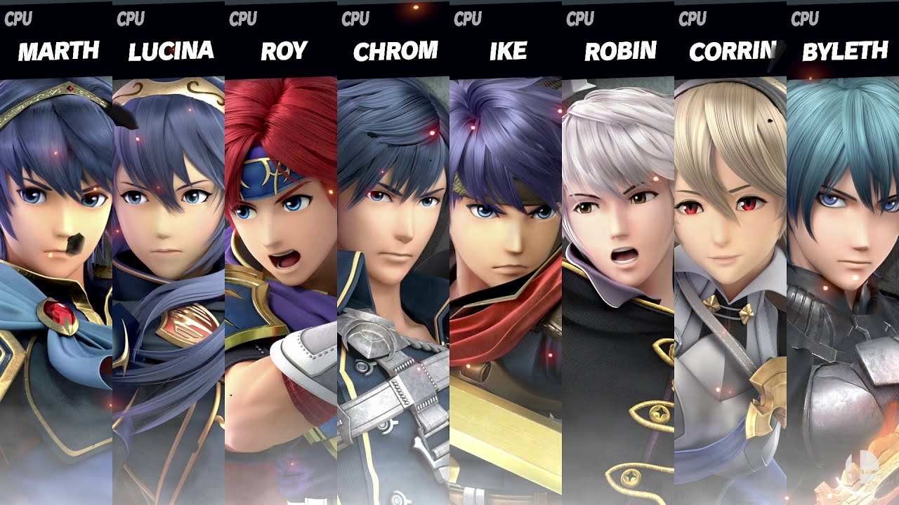 Super Smash Bros. Ultimate - Fire Emblem Character Showdown