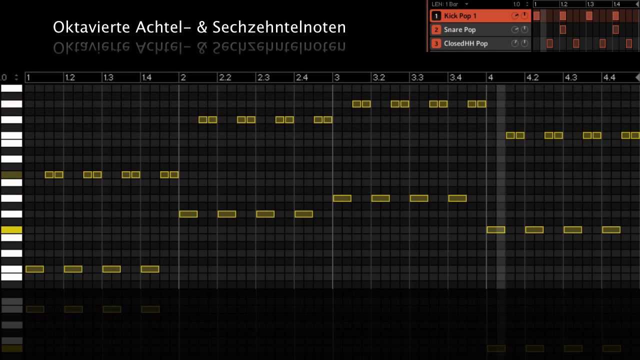 Acht einfache Bass-Linien