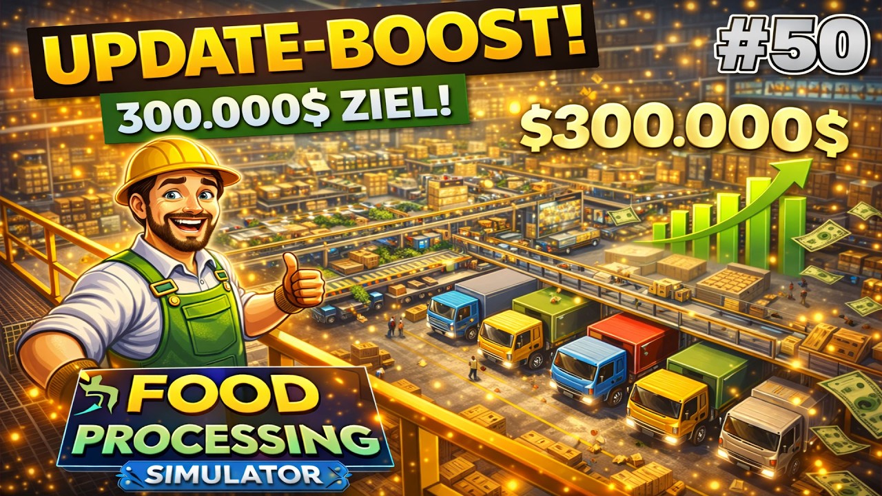 Catwalk-Update & Mega-Investition! 😎| Food Processing Simulator #50