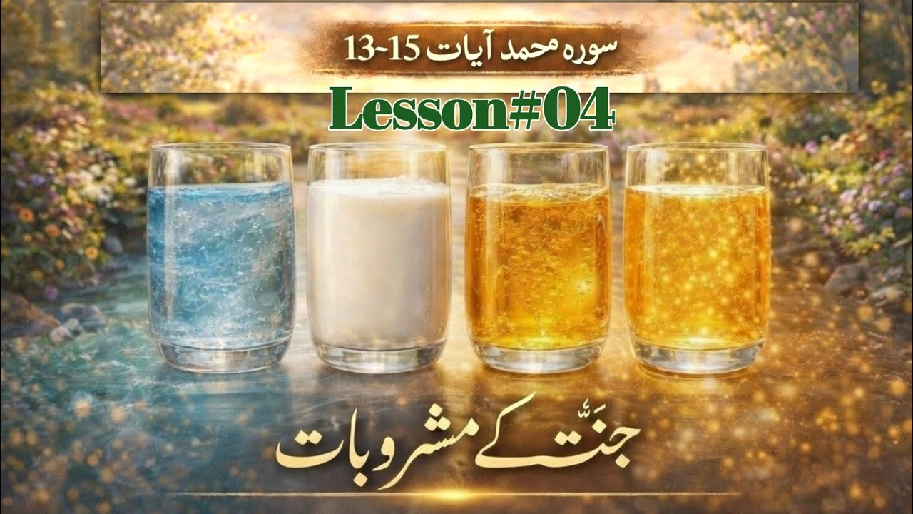 Surah Muhammad (13-15) | The Fate of Destroyed Nations | The Contrast Between Paradise and Hell.