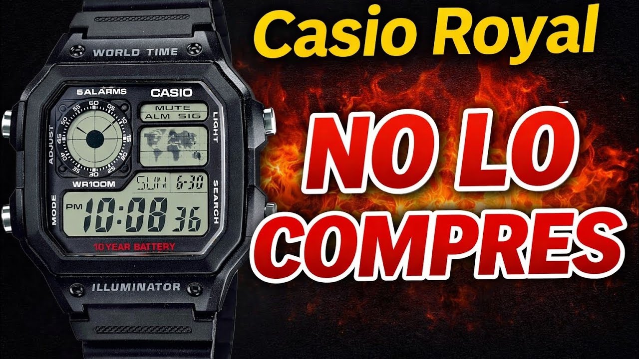 Casio Royal / No tendrás otro reloj después de este