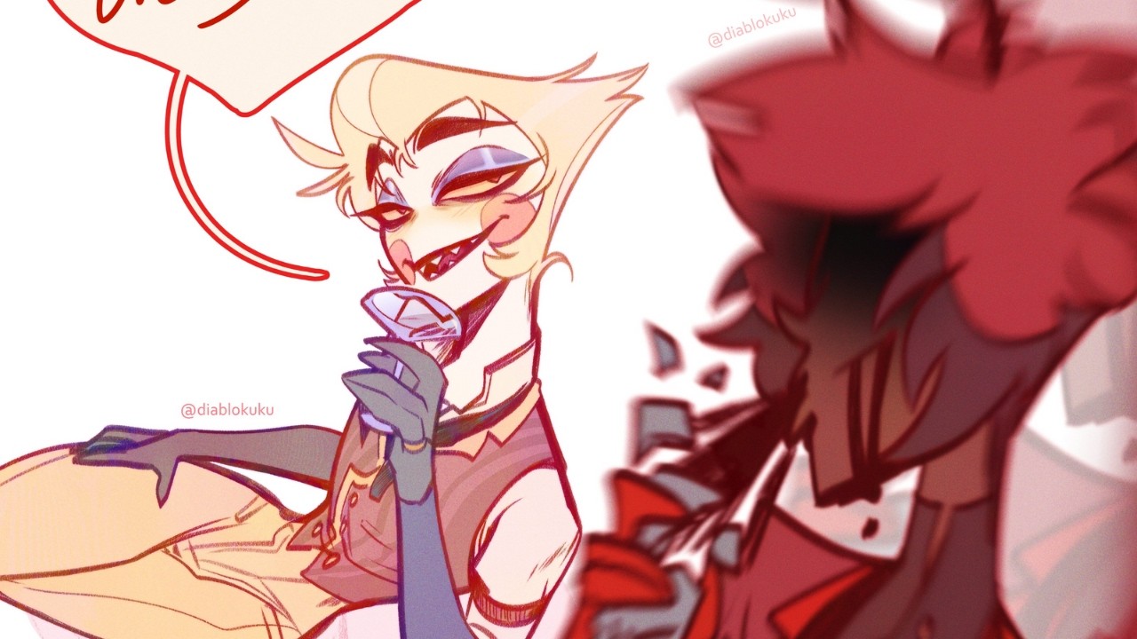 Alastor and lucifer ADORE each other! - comic dub compilation