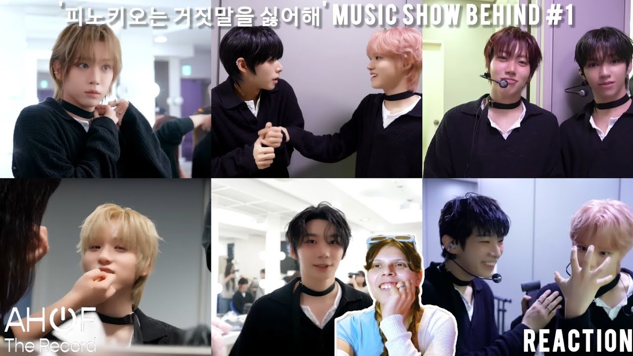 REACTION | [AHOF The Record] '피노키오는 거짓말을 싫어해' Music Show Behind #1 
