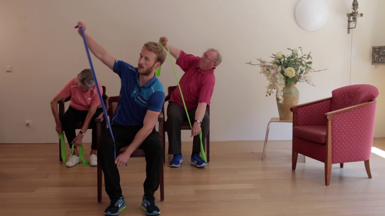 Cordaan oefeningen met theraband groep