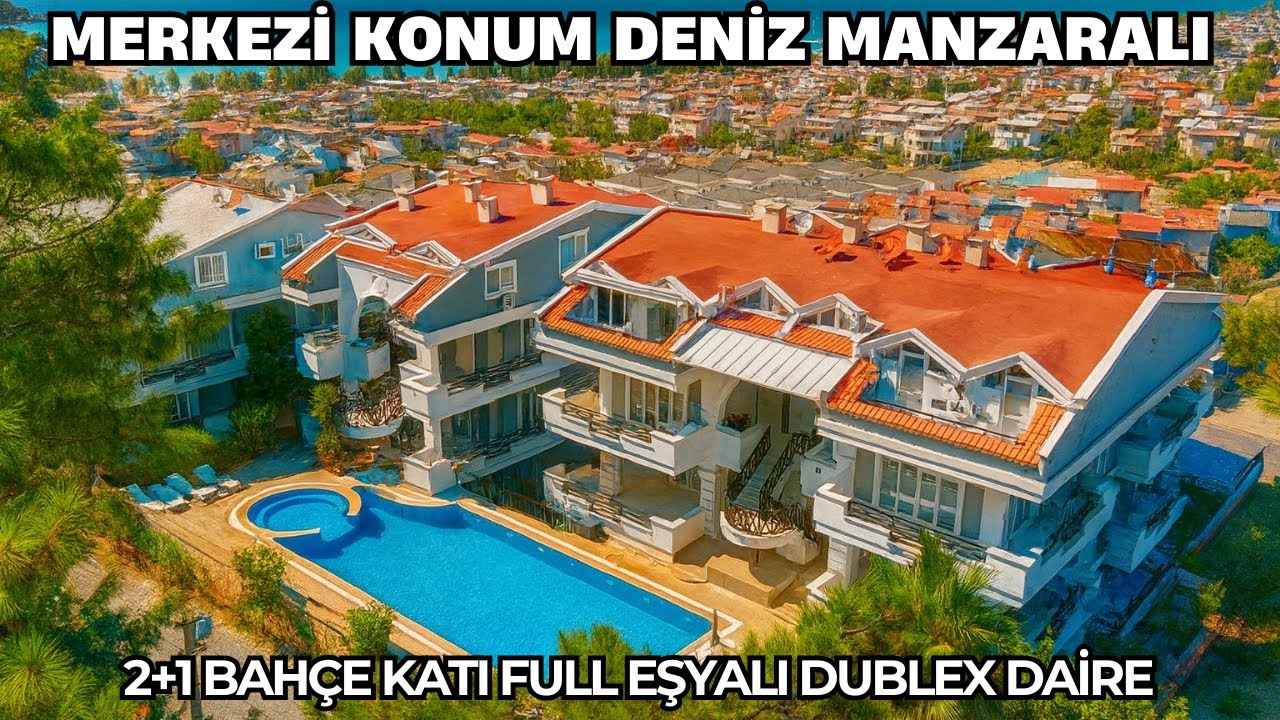 Didim Akbük'te Denize Yürüme Mesafesinde 2+1 Havuzlu Site İçerinde Uygun Fiyatlı 