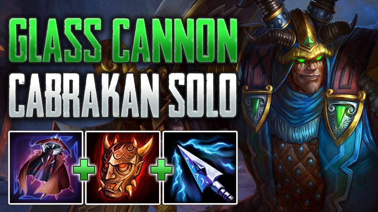 THE ULTIMATE ONE SHOT BUILD! Cabrakan Solo Gameplay (SMITE Conquest)