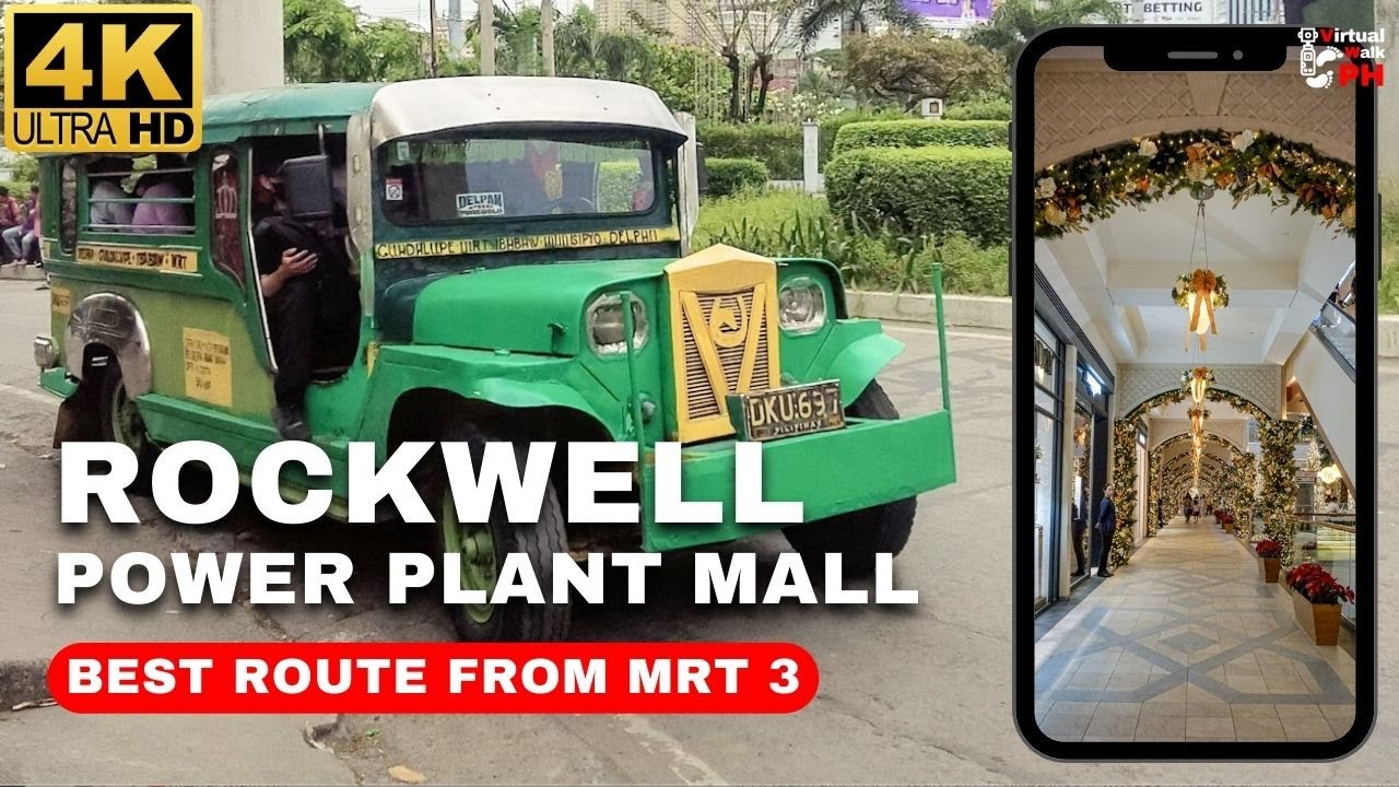 [4K] How To Go To Power Plant Mall | Pasay to Rockwell Center Makati | Commute Philippines