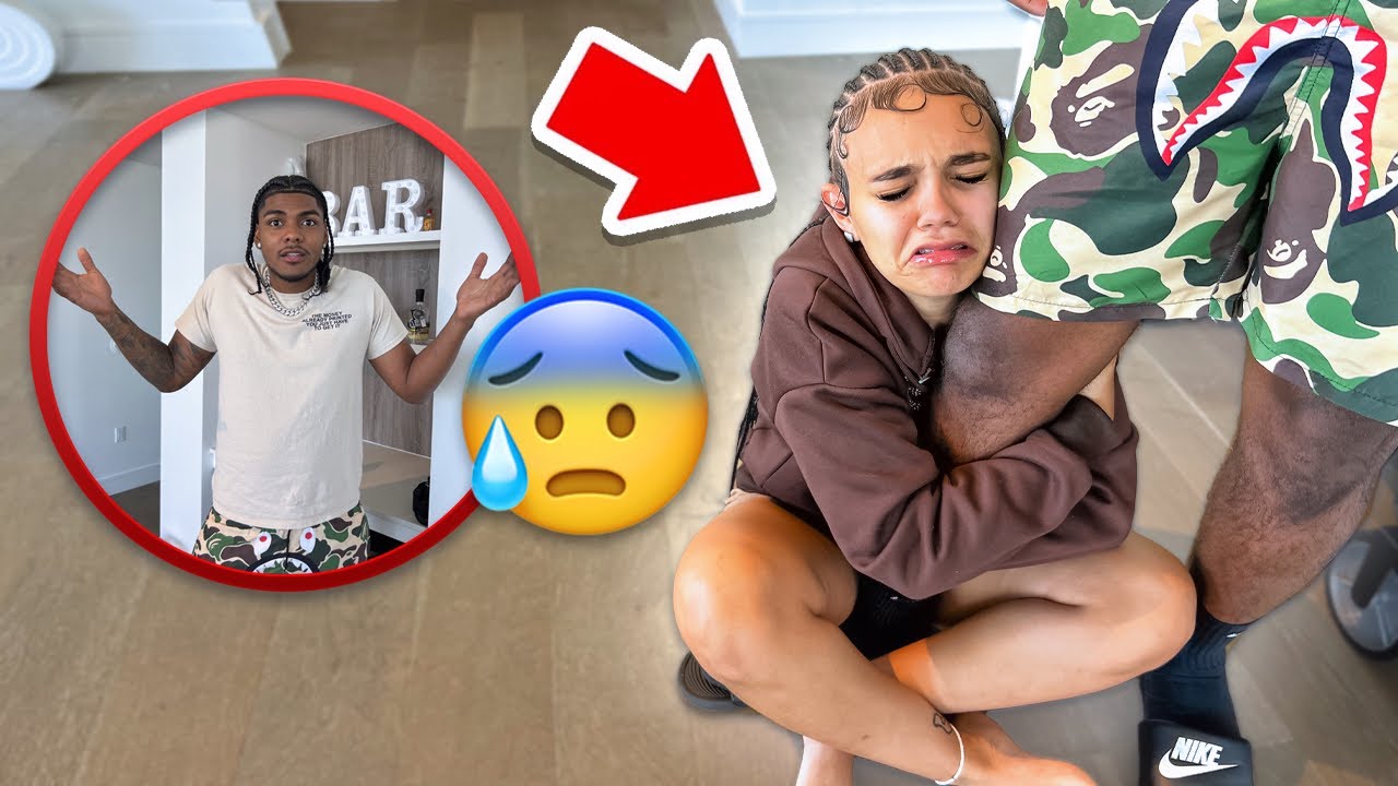 RANDOMLY CRYING TO SEE MY BOYFRIENDS REACTION! *sweet reaction*