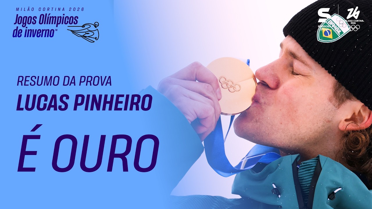 COMBO LUCAS PINHEIRO: DESCIDAS NO SLALOM GIGANTE, SAMBA E MEDALHA | JOGOS DE INVERNO | sportv