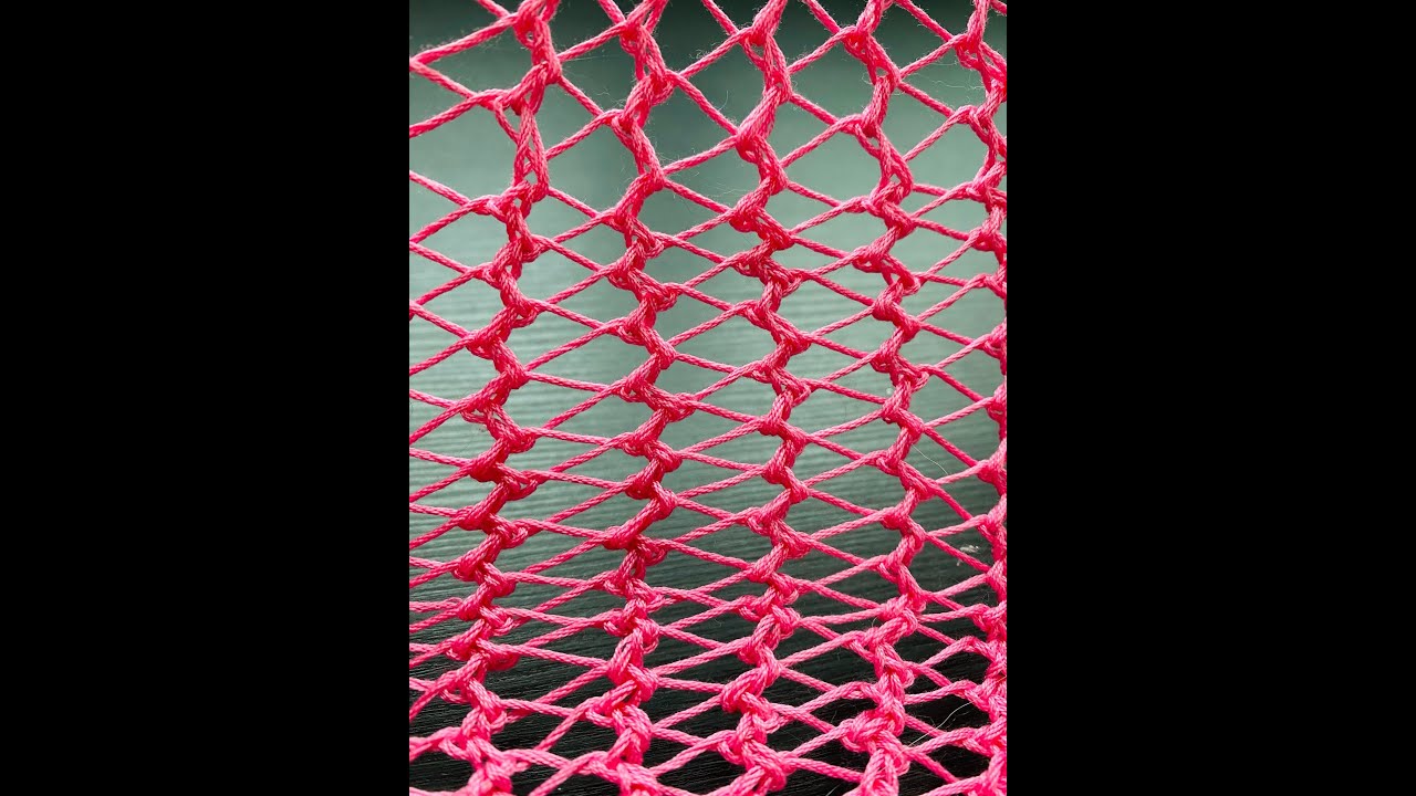 Come fare un punto traforato! Motivo a rete ai ferri! FACILISSIMO! Tutorial passo per passo!