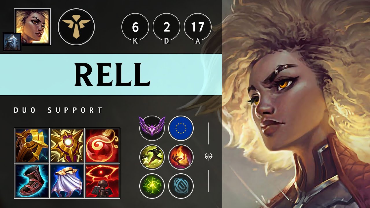 Rell Support vs Elise: Killing spree - EUW Master Patch 25.S1.1