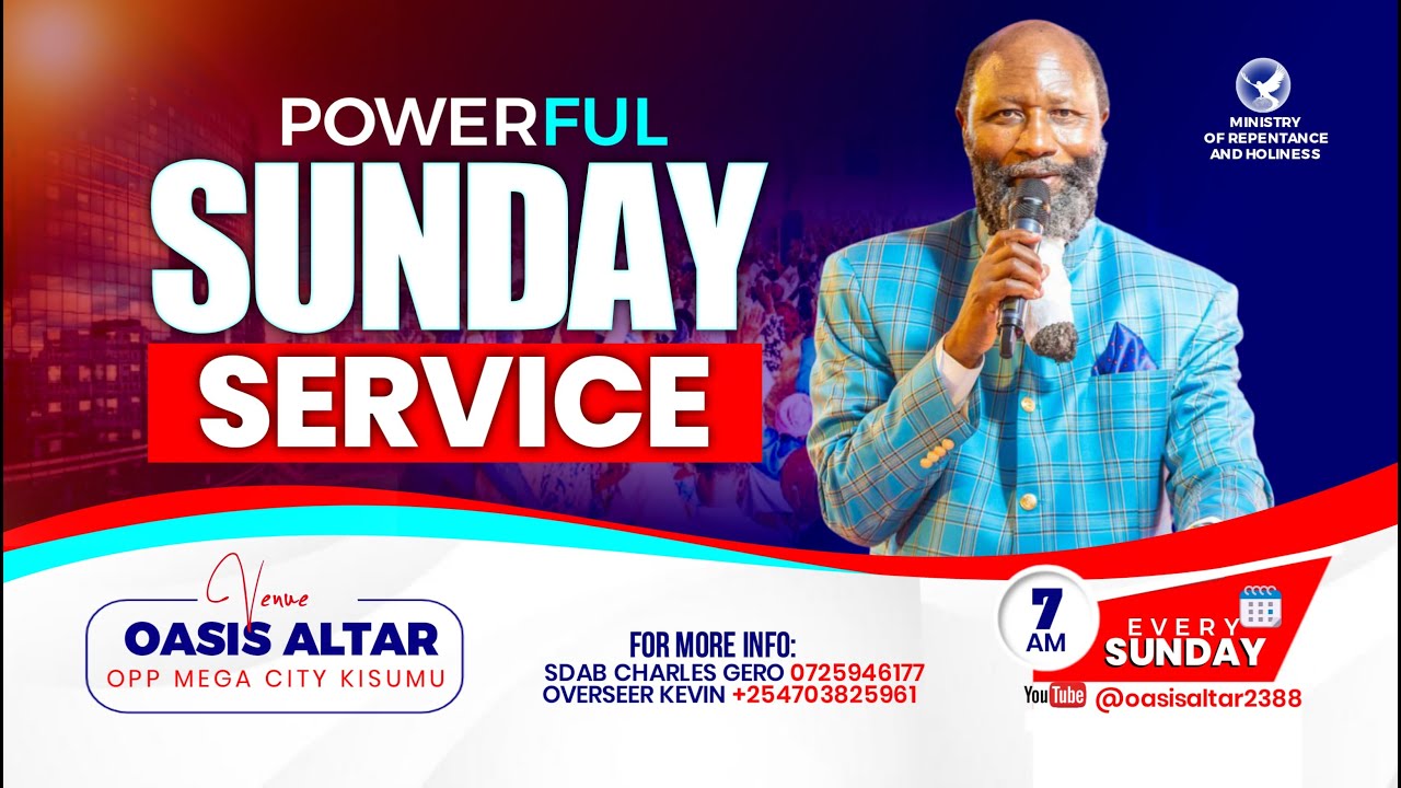OASIS ALTAR SUNDAY SERVICE