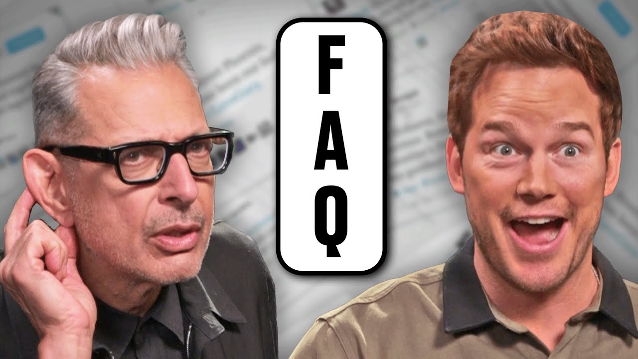 Chris Pratt's Jeff Goldblum Impression is Amazing | FAQs ​