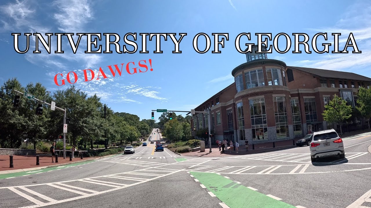 University of Georgia Drive 4K | Driving Around Campus and Milledge Ave