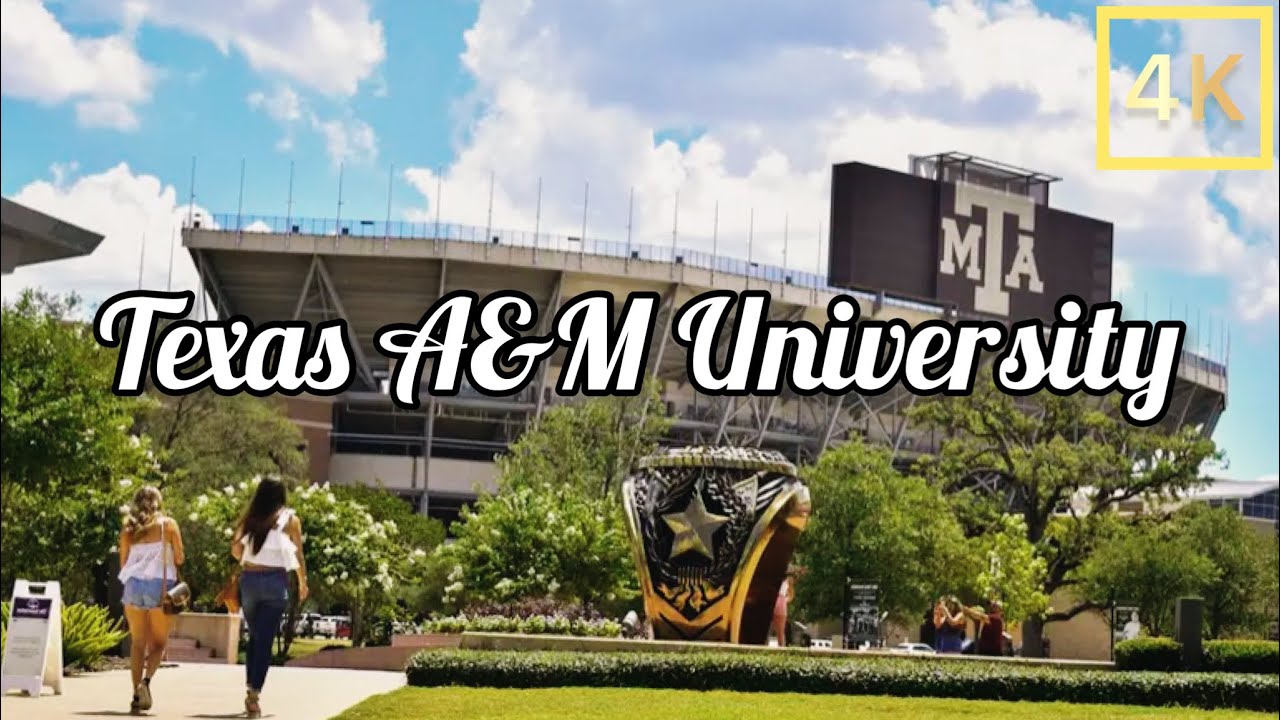Texas A&M University - Part 2 - Campus Driving Tour 4K