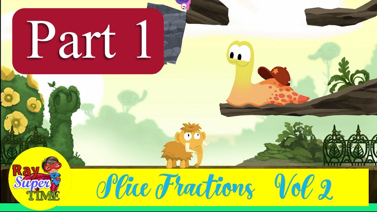 Slice Fractions 2 Part 1/3 Fun Math Puzzles