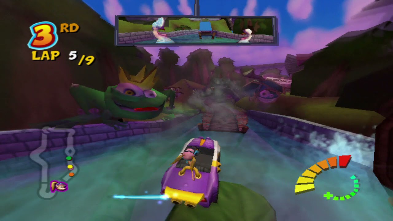 Crash Tag Team Racing Once Upon A Tire 9 Laps Pasadena Hard