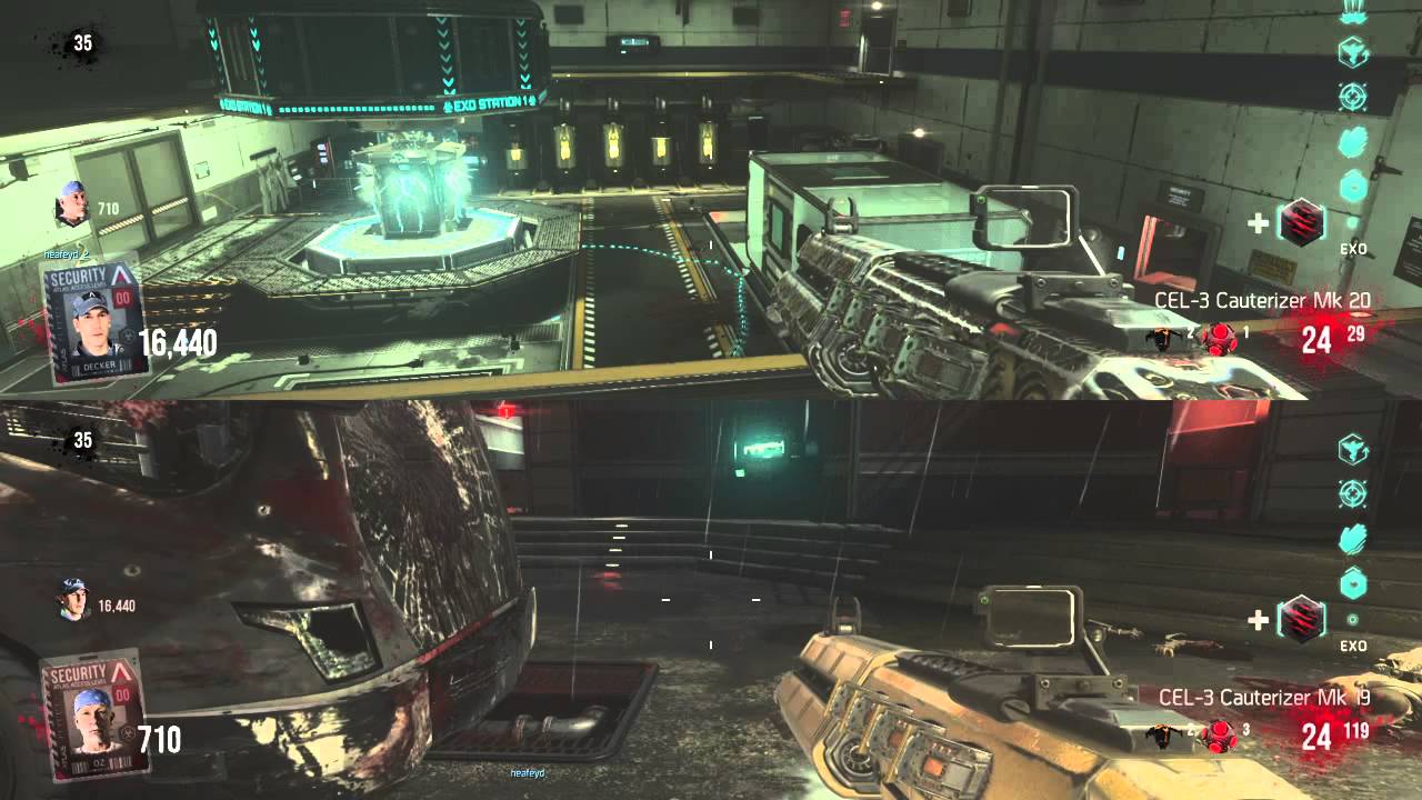 Call of Duty®: Advanced Warfare Exo Zombies Split Screen Wave 37