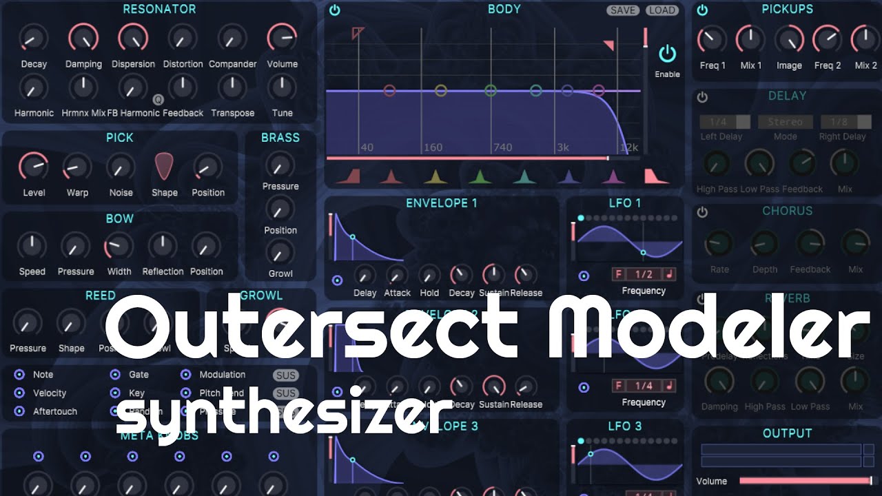 Outersect Modeler Synthesizer (No Talking)
