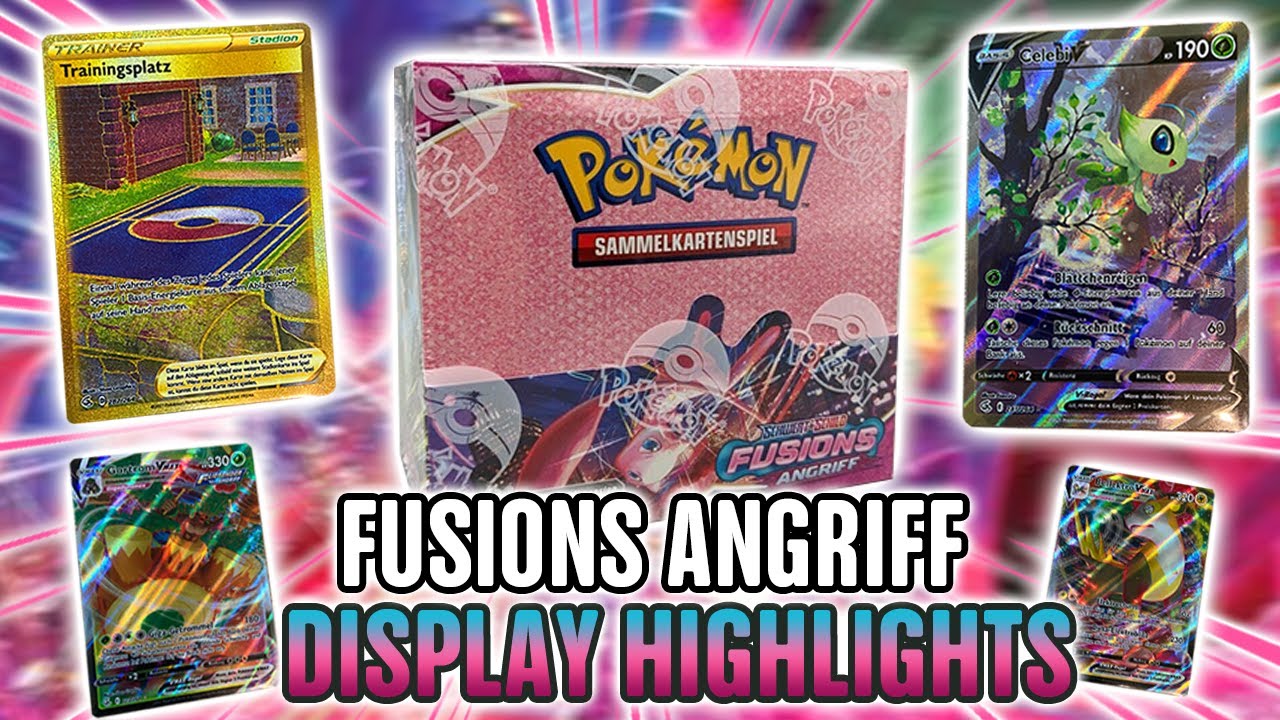 Celebi V Alternate Art | Pokemon Fusions Angriff Display Opening HIGHLIGHTS