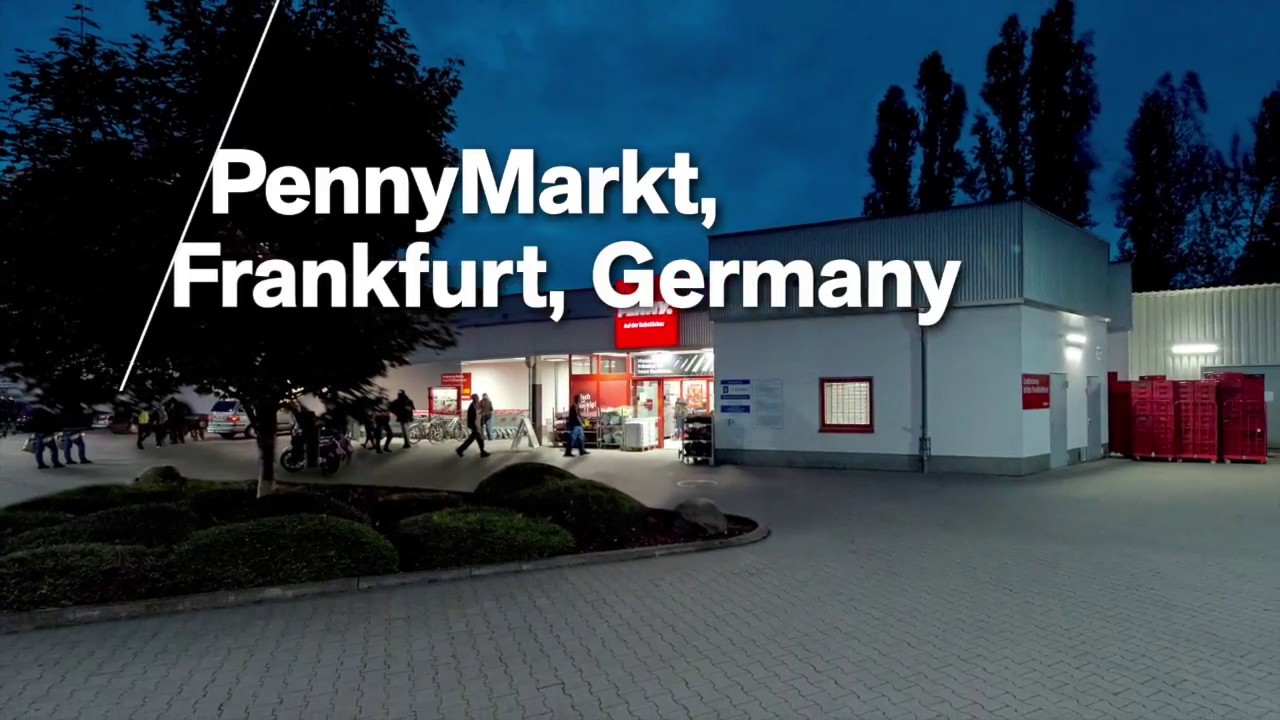 LED Lighting Case study - Pennymarkt Stores, Germany from Nualight