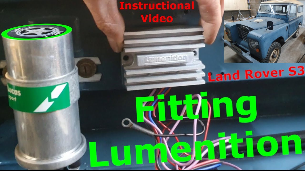 Lumenition Land Rover Series 3, instructional video on how to fit electronic ignition to your LR S3