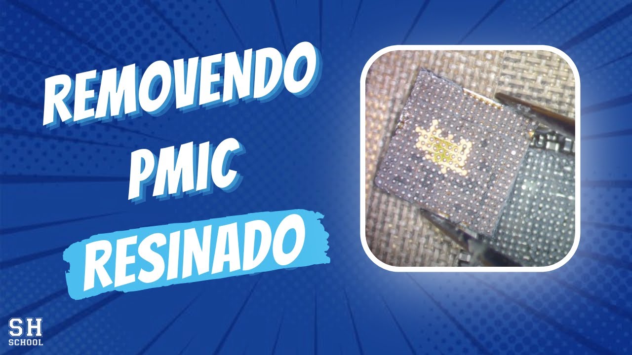 Como remover PMIC resinado - iPhone 7 e 7 Plus