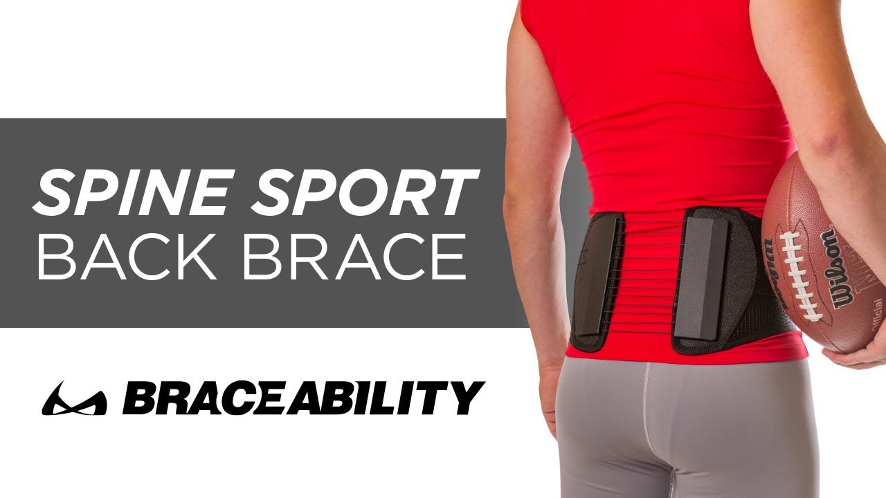 Sports & Exercise back brace | Low back support for golfing, lifting, manual jobs, elderly back pain