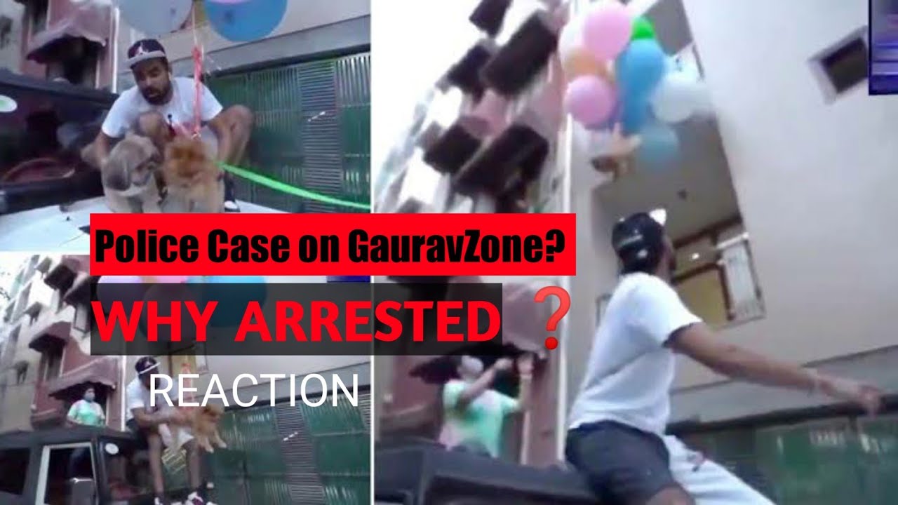 GauravZone Arrested by Delhi police || Dog Flying Case *Full deleted video* | #absrides