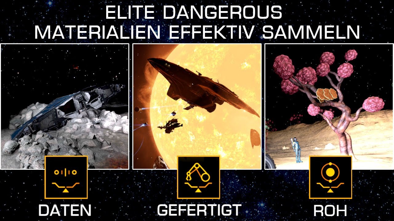 Elite Dangerous: Odyssey - Tutorial Materialien sammeln - Daten / Gefertigte / Rohmaterialien 2025