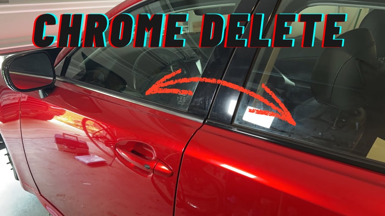 DIY Chrome Delete with Gloss Black Vinyl | Lexus IS350 Build Ep. 6 (Step-by-Step Guide)
