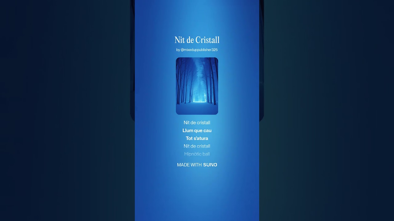 ❄️ Nit de Cristall – pop ambient cinematogràfic sense drets d’autor