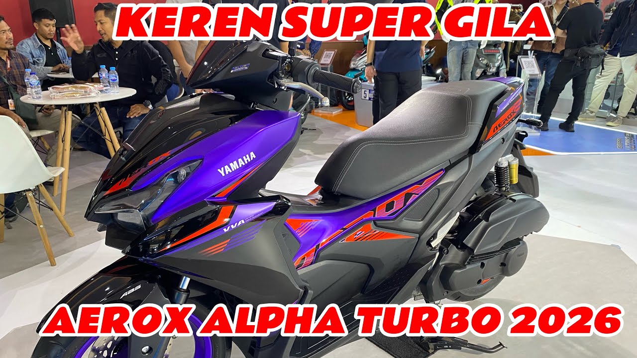 YAMAHA SEMAKIN GILA 🔥 RESMI DIRILIS AEROX ALPHA TURBO 2026