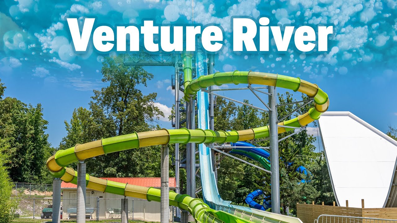 All Water Slides at Venture River in Eddyville KY | GoPro POV