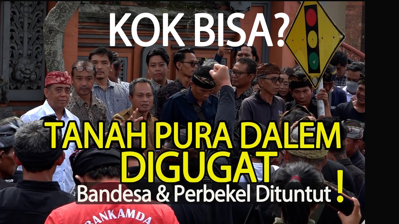Sidang Perdana Gugatan Pura Dalem Desa Adat Kelecung di PN Tabanan