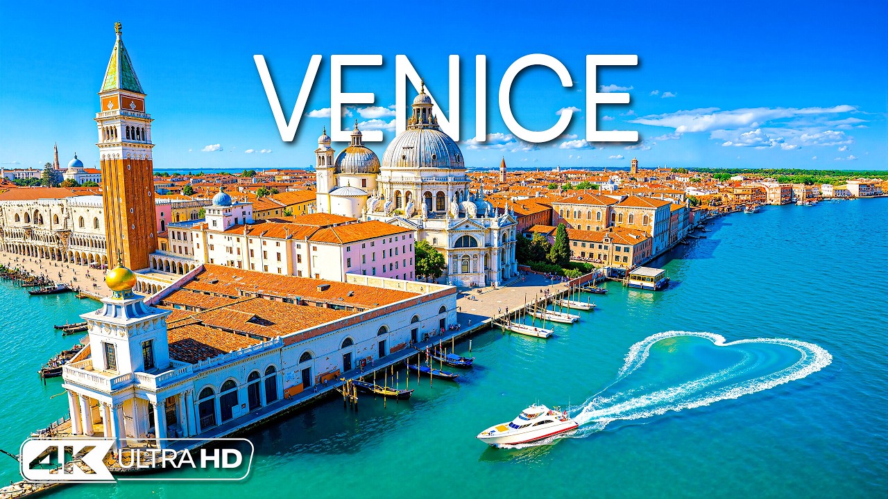 [4K] Венеция 🇮🇹 Знаменитый Гранд-канал, мост Риальто и исторические виды города