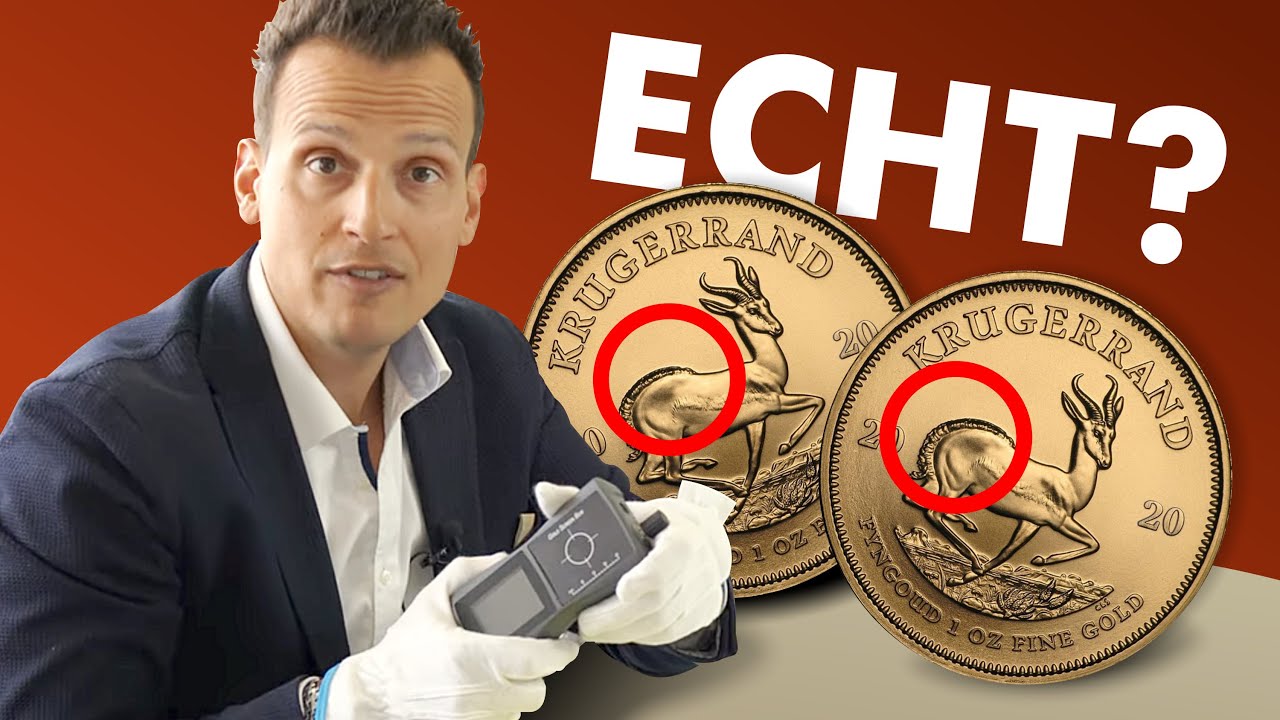 ECHTE MÜNZE VS. GEFÄLSCHTE MÜNZE | Fälschung mit der GoldScreenBox erkennen!