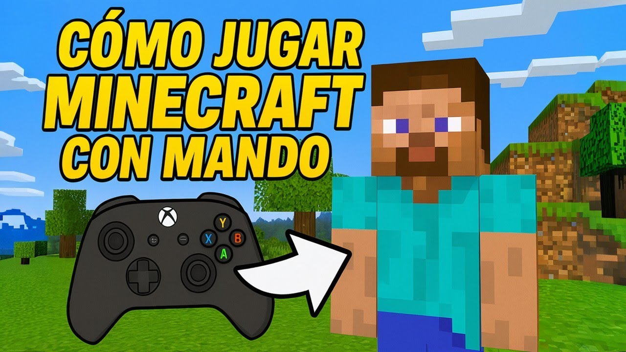 ¡COMO JUGAR a MINECRAFT con MANDO 1.21.5!