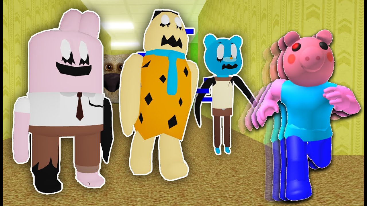 Georgie Escapes The Backrooms | **NEW MORPHS** with Gumball, Fred Flintstone, and Richard