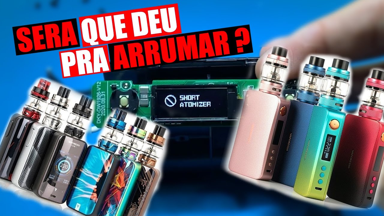 Short Atomizer / Check Atomizer - Como consertar vape ?!
