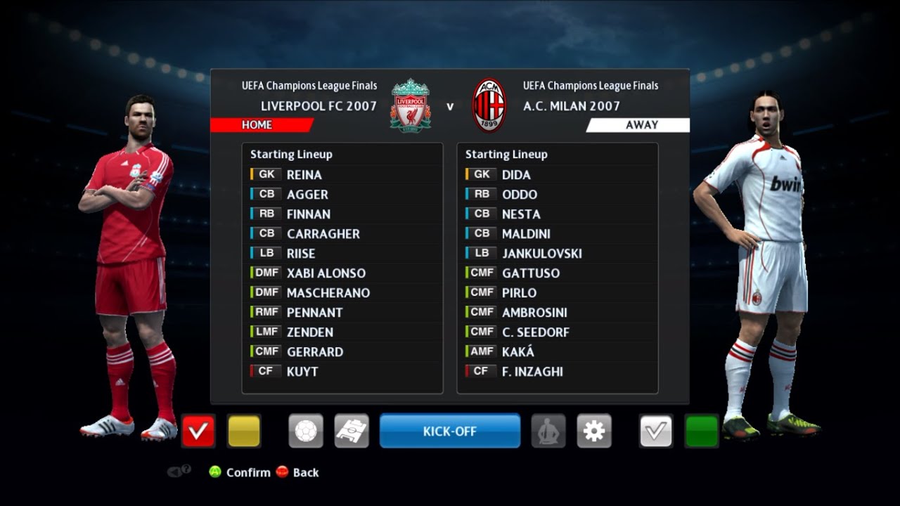 FINAL UCL 2006/07 • LIVERPOOL vs AC MILAN • PES 2013 PC • CLASSIC PATCH