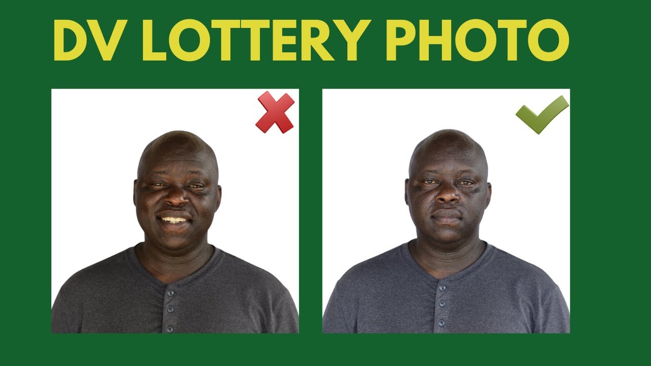 Masharti ya Picha ya kuombea DV Lottery (GREEN CARD PHOTO)