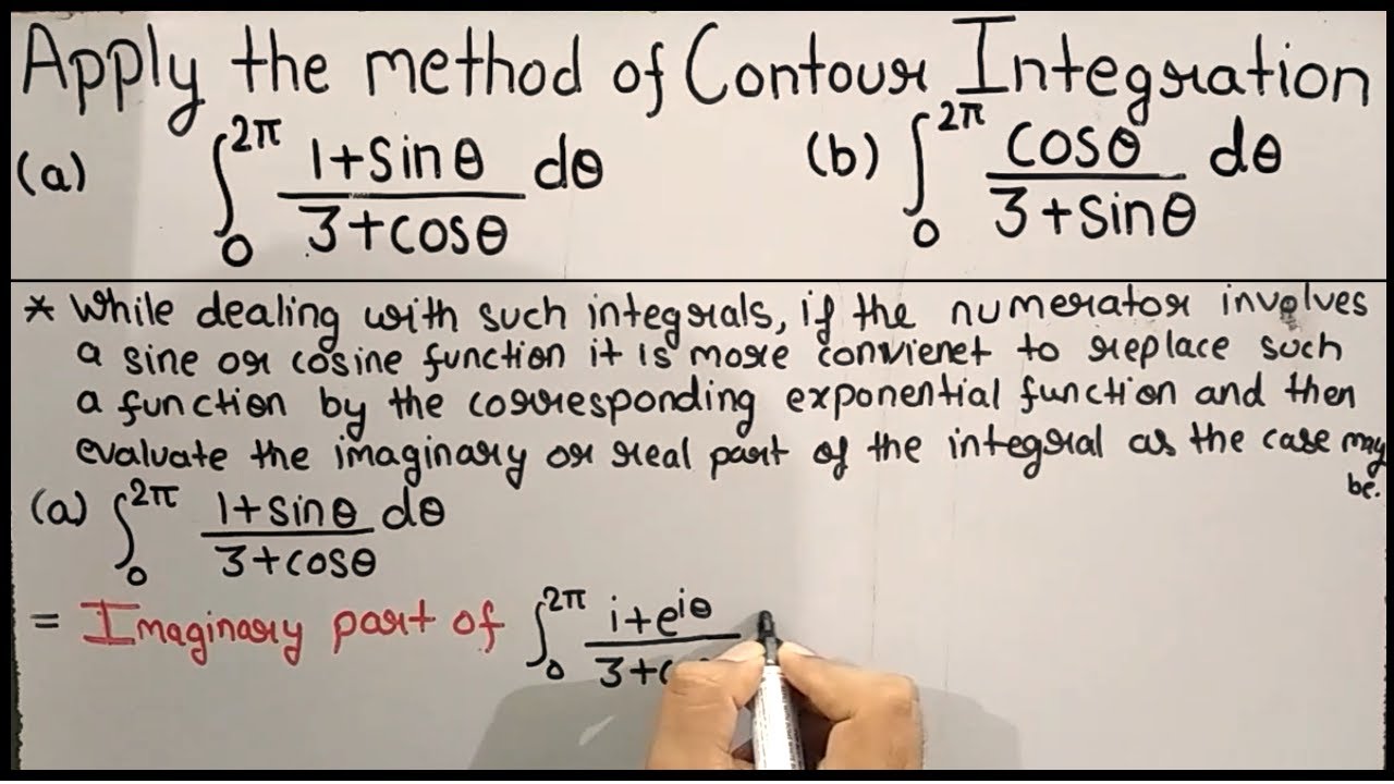 Integration round the unit circle|Method of contour integration|Part 2|Theta Classes