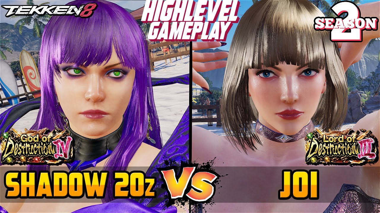 Tekken 8 &ndash; SHADOW 20z (#1 Ranked Zafina) vs JOI (#3 Ranked Anna) &ndash; T8 High Level Gameplay!