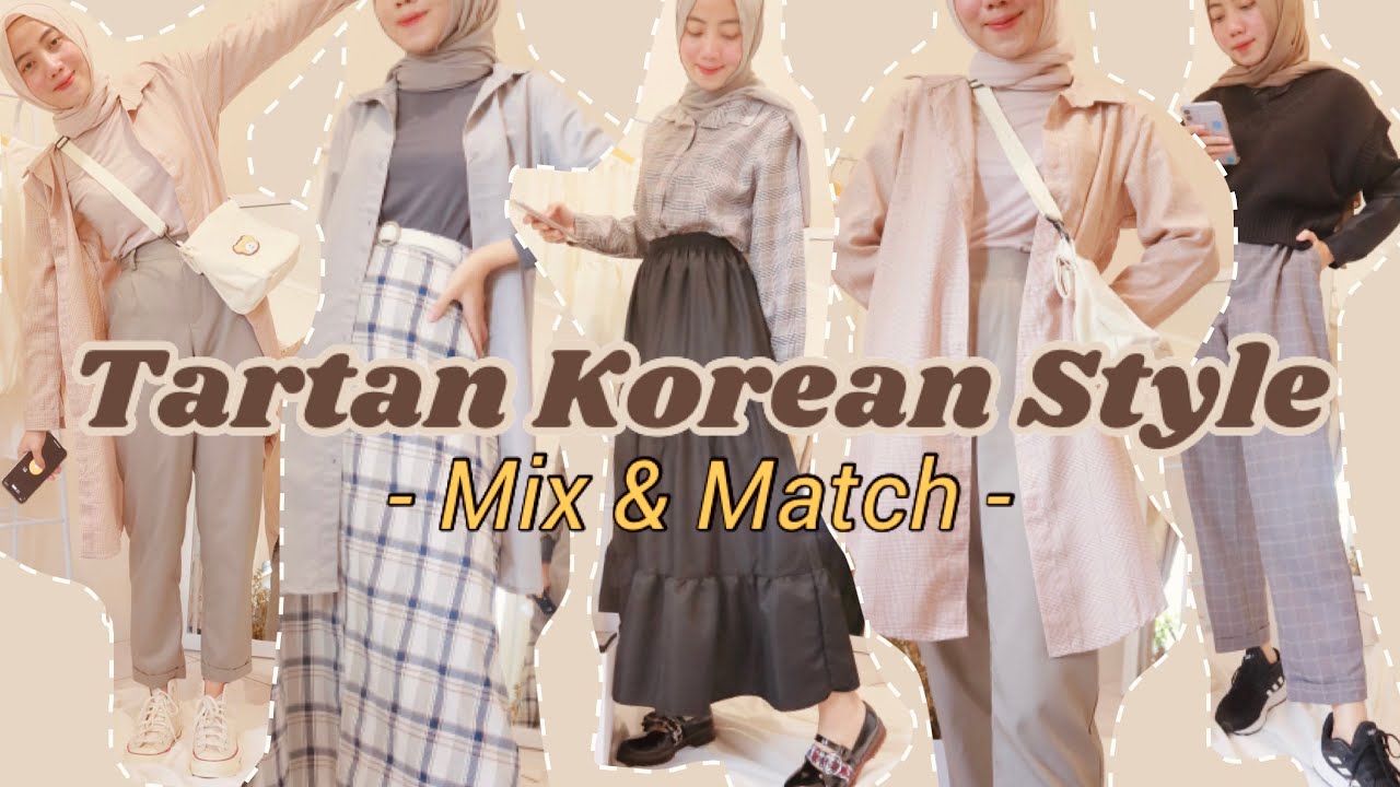 SHOPEE HAUL TARTAN KOREAN LOOK l IDE OUTFIT LEBARAN #6
