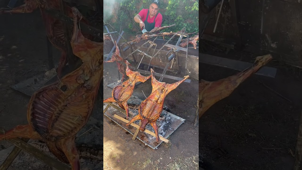 Un delicioso Cabrito a el pastor! #cabrito #comidamexicana #mexicanfood #asado #goats