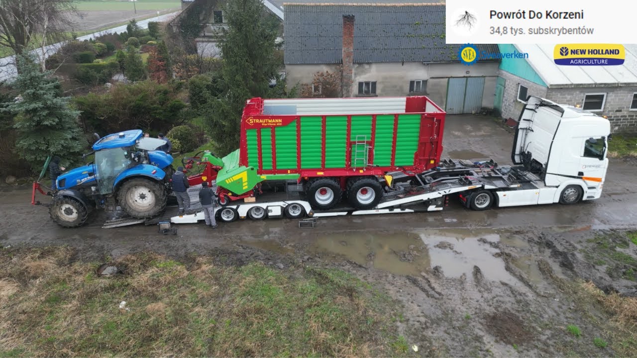 Nowe nabytki 2024 / Transport nr.2 / Strautmann giga vitesse 4001