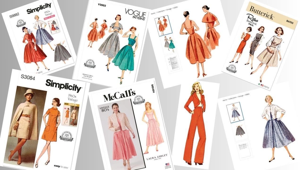 Cute Vintage Sewing Patterns