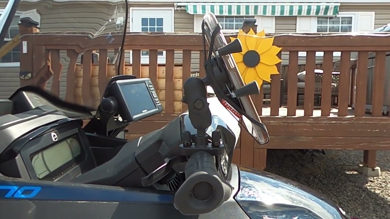 New Season, New Name, New Logo -  Seadoo Touring Windshield & Ram Phone Mount  on the FishPro Sport