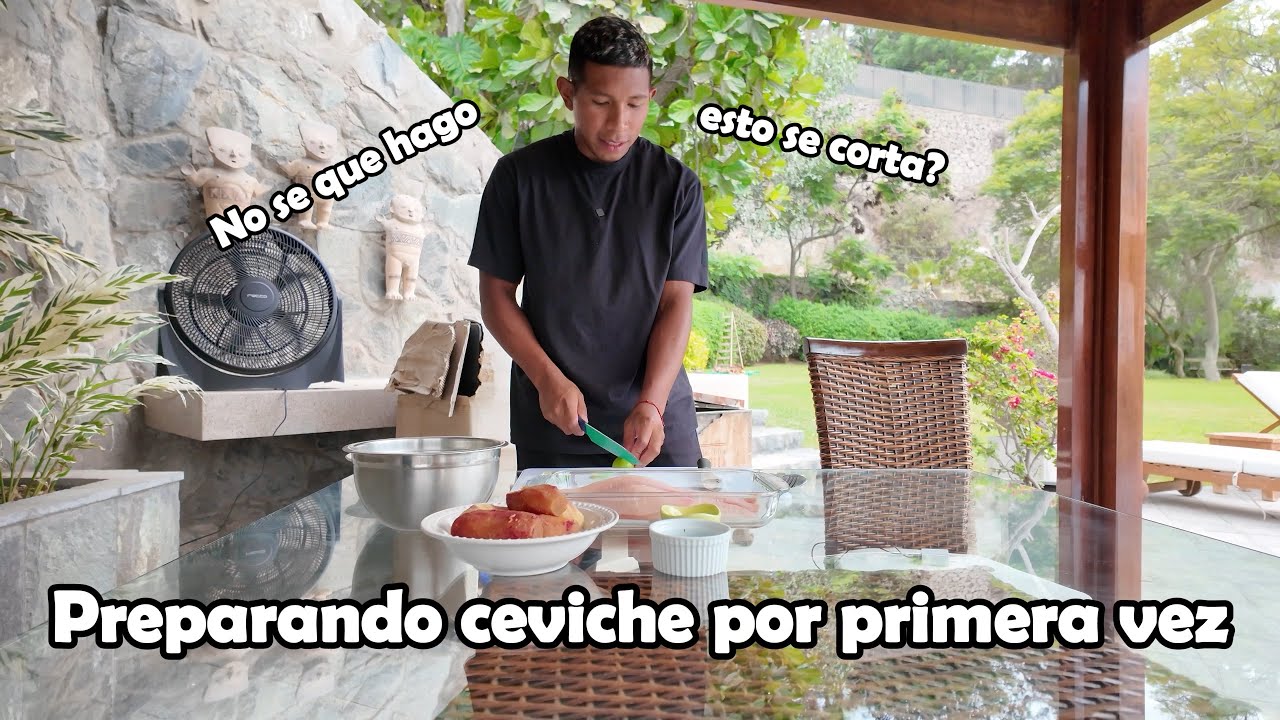 PREPARO CEVICHE POR PRIMERA VEZ😬 | 😅TERMINO MAL💧 |